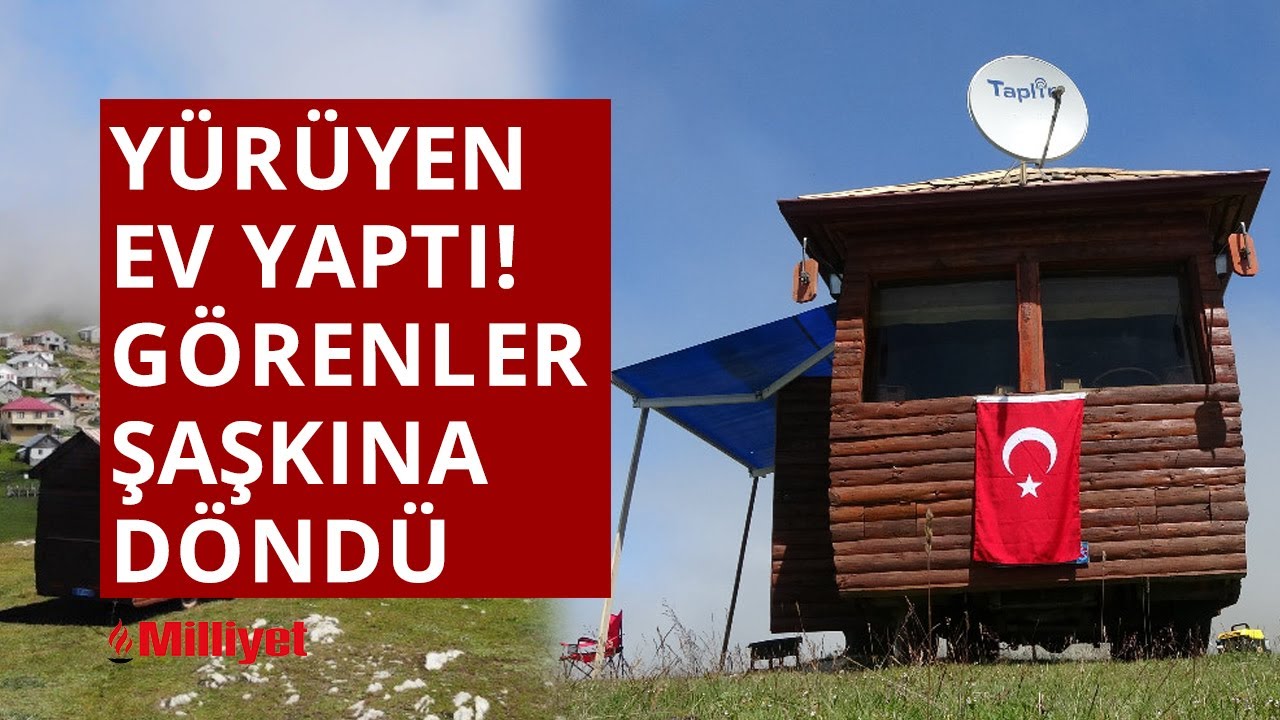 Yürüyen ev yaptı, herkesi şaşkına çevirmeyi başardı!