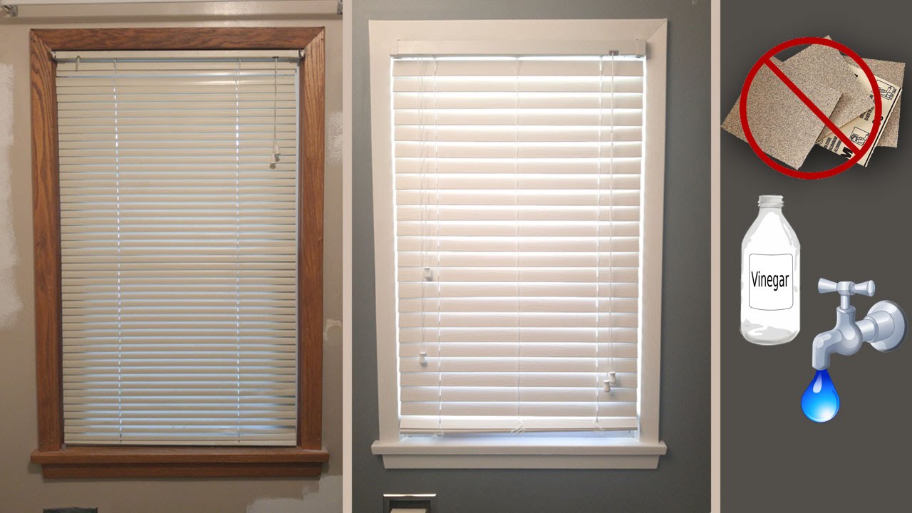 Paint wood trim without sanding!