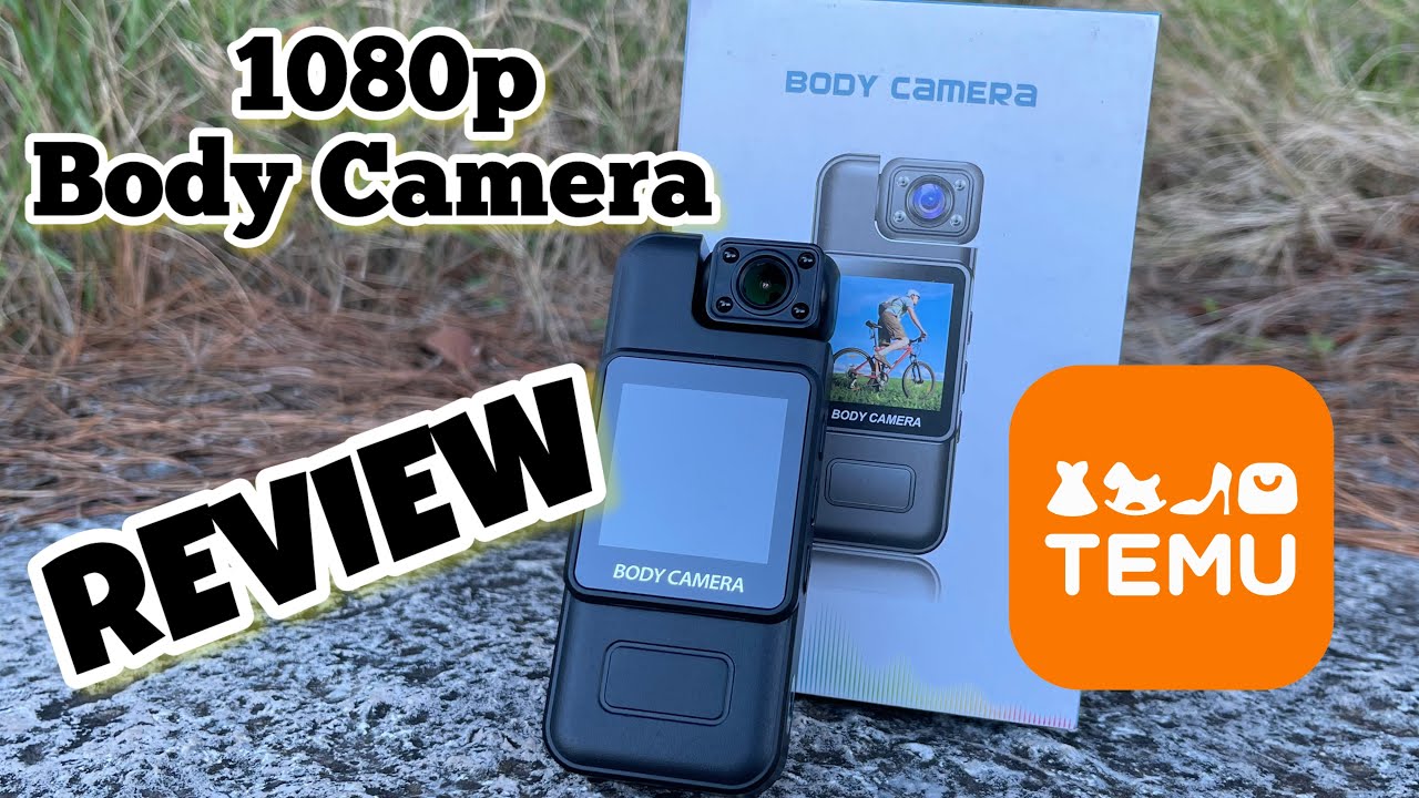 How to set up? Body Camera 1080P UNBOXING & TEST/TEMU