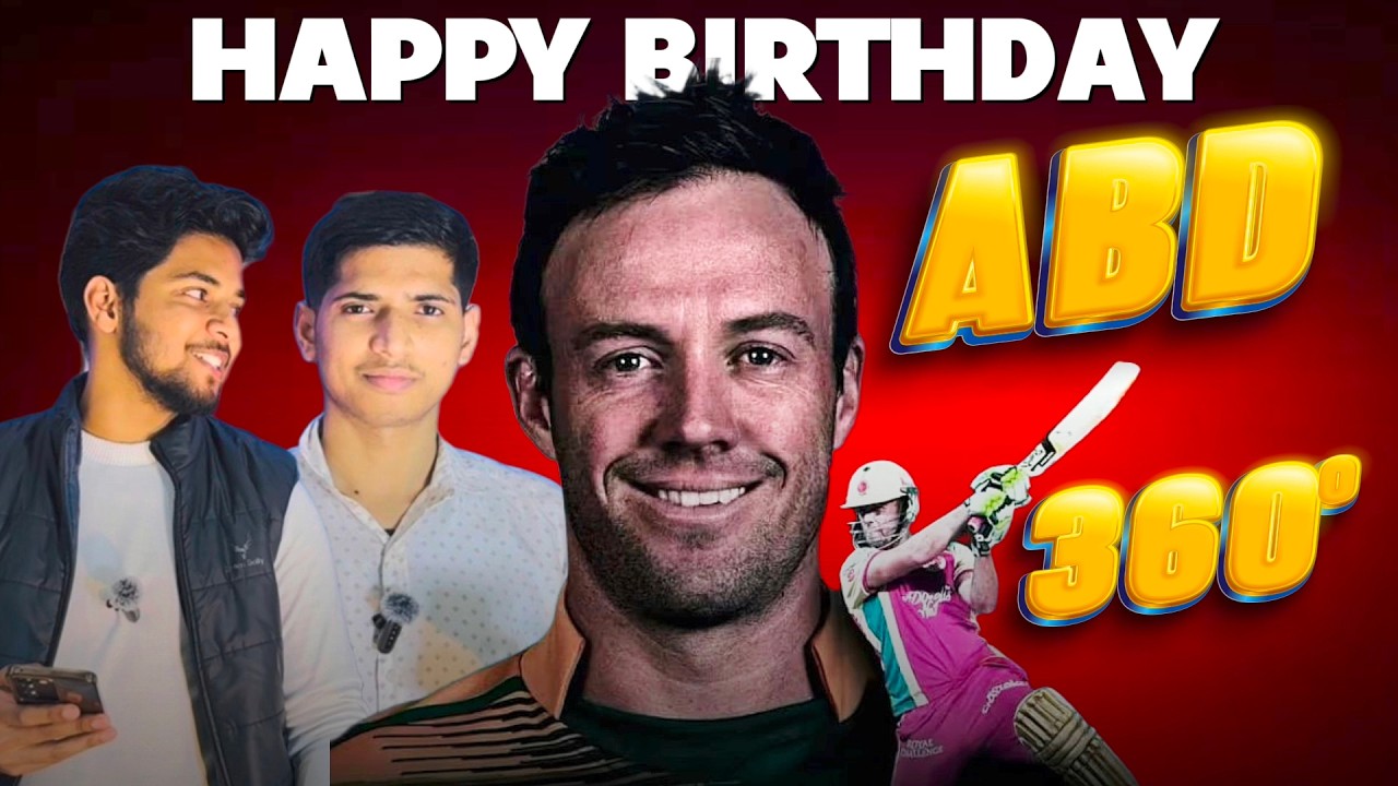 Happy birthday to the most unique batsman of all time - Ab de vlliers