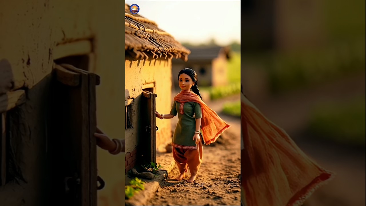 Tiny Doll Miniature Village | #shorts #trending #viral #miniaturevillage #shortfeed #ai