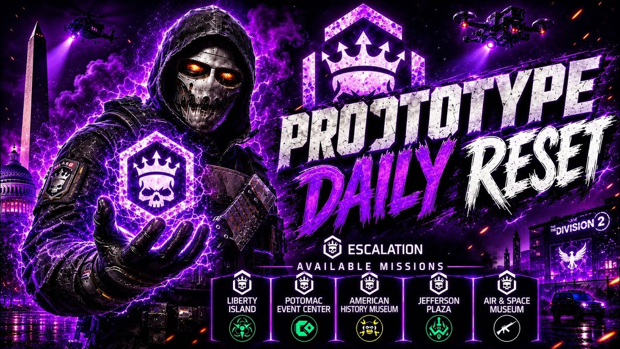 The Division 2 Daily Prototype Gear Reset | Eclipse Protocol, Hunter&rsquo;s Fury & AR Farm Today