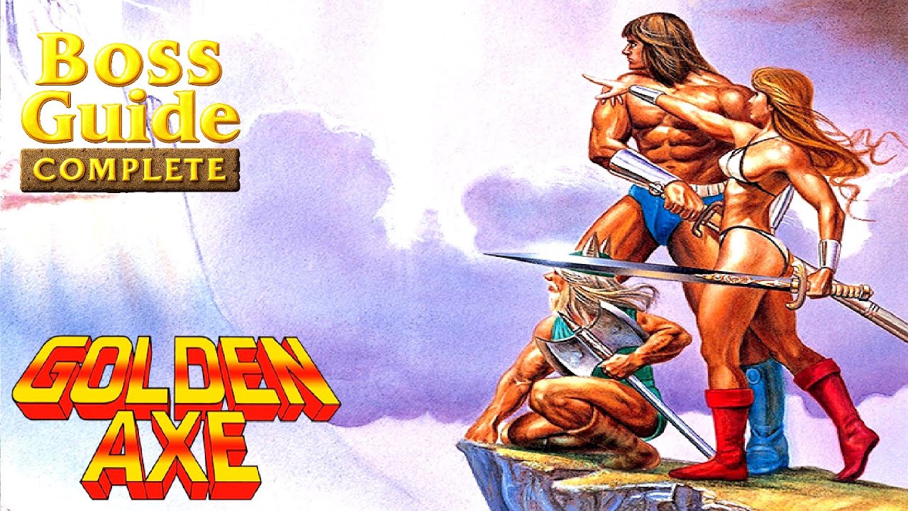 GOLDEN AXE - EVERY BOSS (HARDEST) - Mega Drive/GENESIS