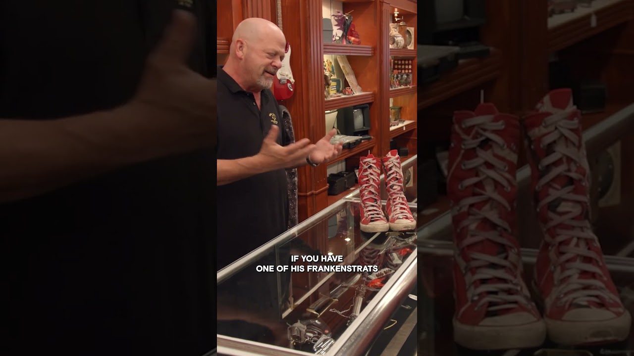 What happens when Eddie Van Halen's Franken-shoes walk into the pawn shop? #PawnStars