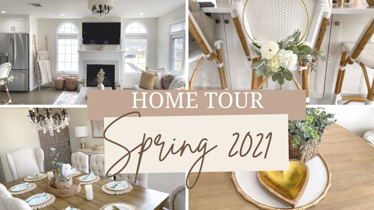 SPRING HOME TOUR 2021 | SPRING DECOR IDEAS | BRIGHT + AIRY DECORATING | OUR FIXER UPPER