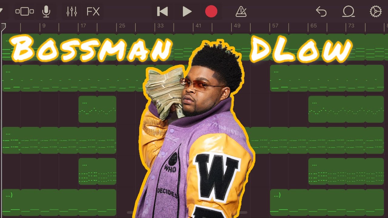 How To Make A Hard Bossman Dlow Type Beat On GarageBand IOS!