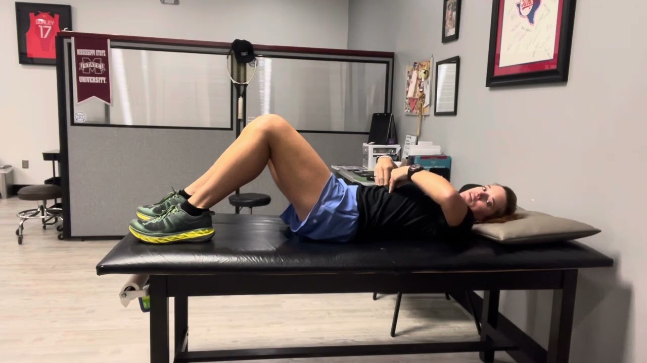 Hooklying PPT Isometric Glute Activation