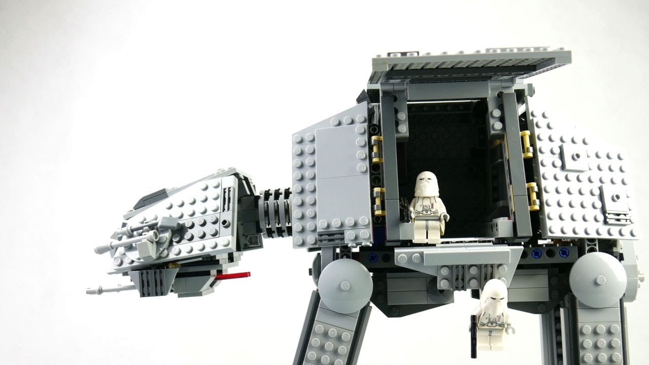 Who can stop the Empire's intimidating AT-AT 75054 Lego