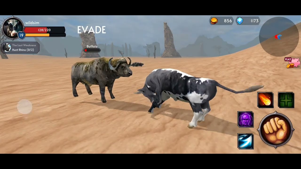 Crazy Bull Vs Wild Buffalo's Ep.2 The Cow Simulator