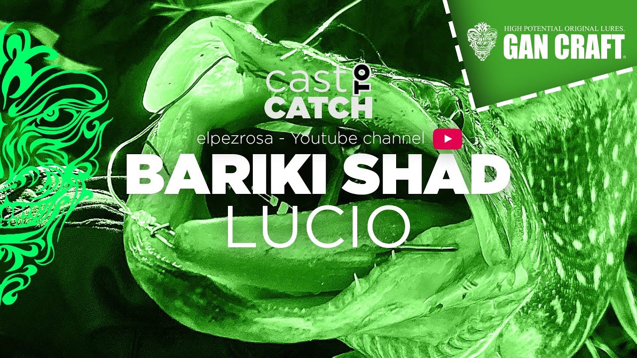 BARIKI 🇯🇵​ | Pescar LUCIO en el RIO con pikies de VINILO | 🎯​ CastToCatch