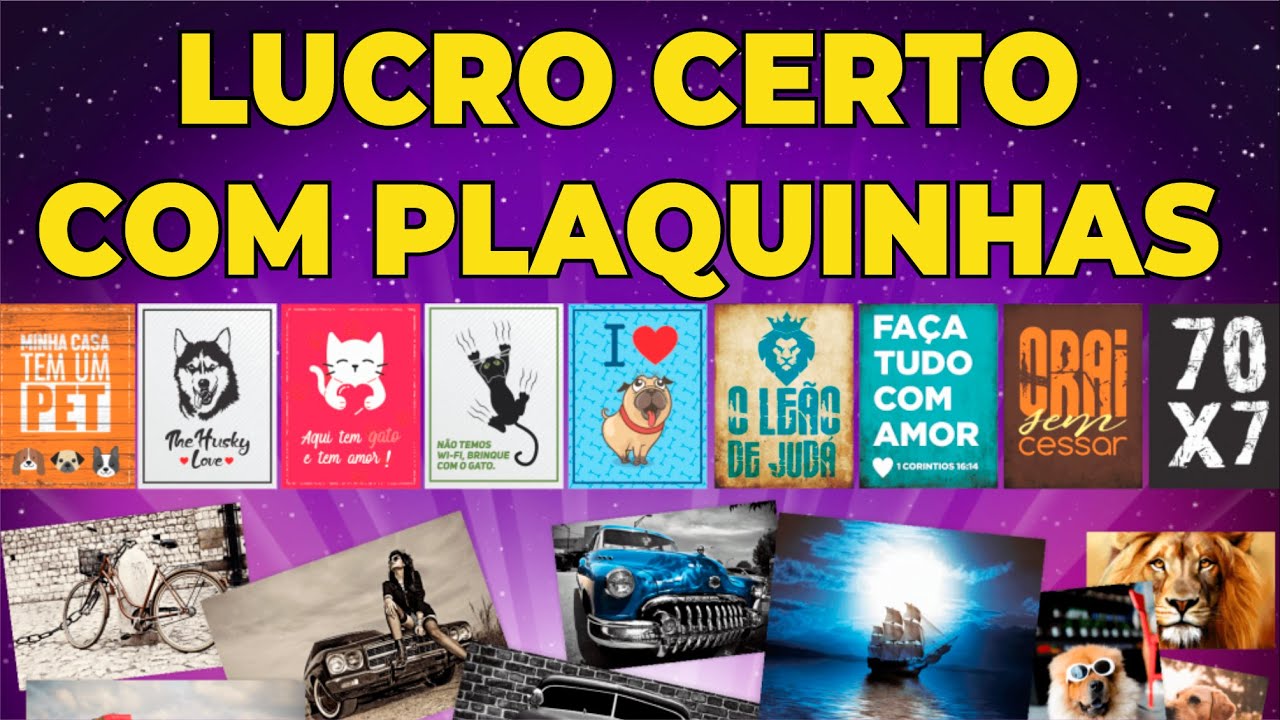 Plaquinhas na impressora L3250 - Mega Aula Quadros - Dicas de Produção