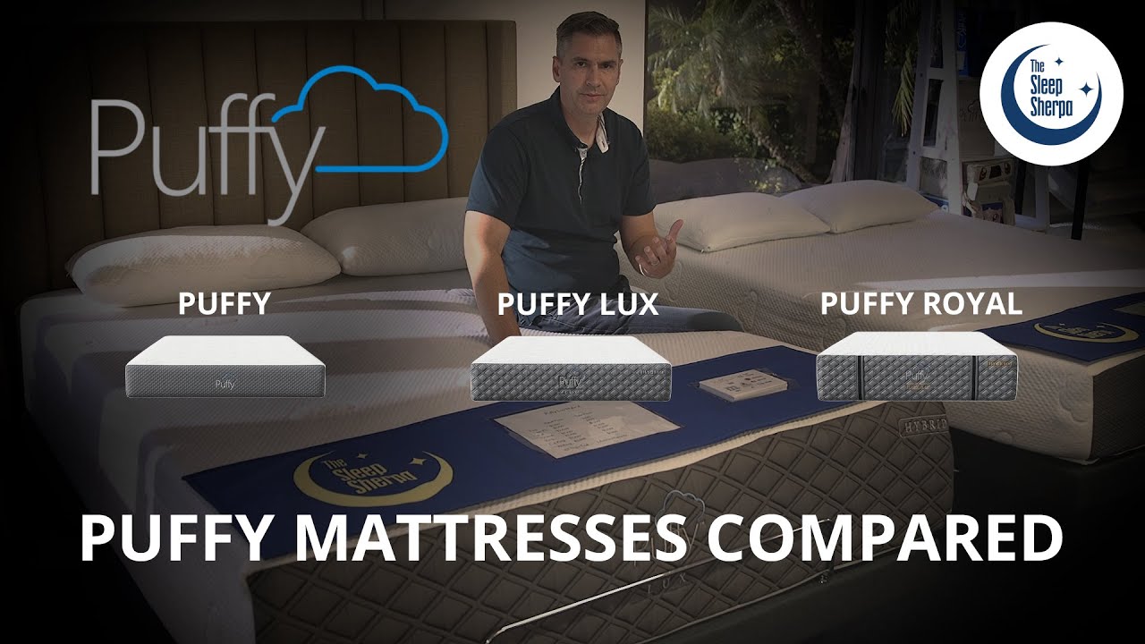 Puffy Mattress Comparison - Puffy Vs. Lux Vs. Royal