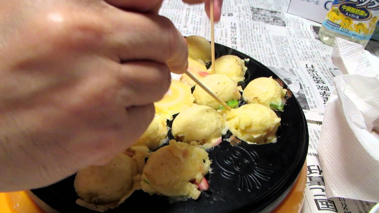 たこ焼きの上手なひっくり返し方