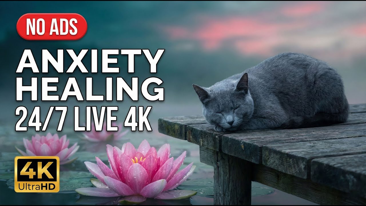 Успокаивающая музыка для кошек с тревогой 🐾🎵, успокаивающие звуки для глубокого сна, исцеляющая бе