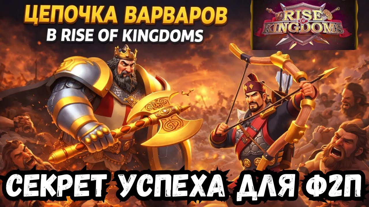 ЦЕПОЧКА ВАРВАРОВ / ТЫ ОБЯЗАН ЭТО ДЕЛАТЬ, ЕСЛИ ХОЧЕШЬ БЫТЬ В ТОПЕ / ROK - RISE OF KINGDOMS