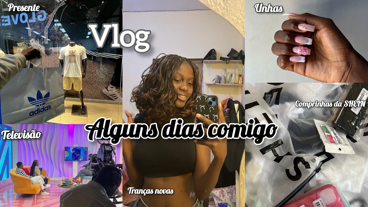 VLOG: Alguns dias comigo 💋✨( Haul da SHEIN, Unhas, Cabelo novo , Comprinhas , fui a televisão 🎀