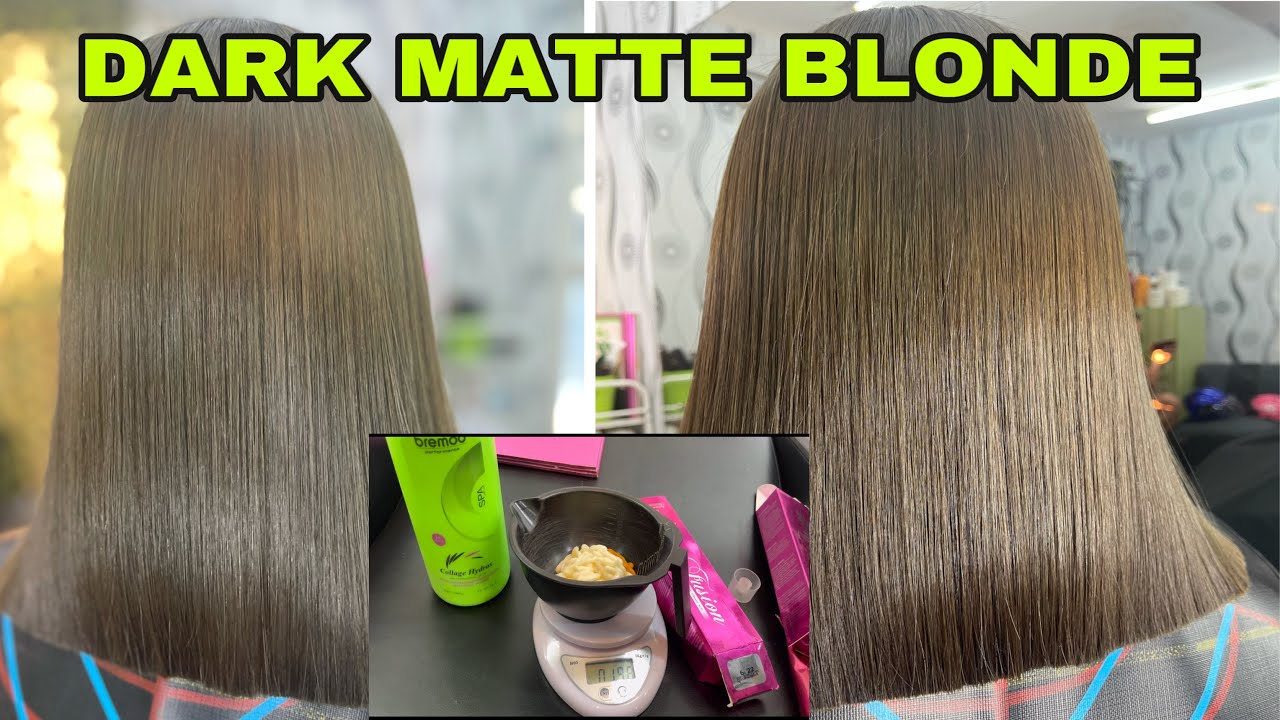 DARK MATTE BLONDE | PAANO ANG TAMANG PAG MIX (ratio) NG COLOR | Chading