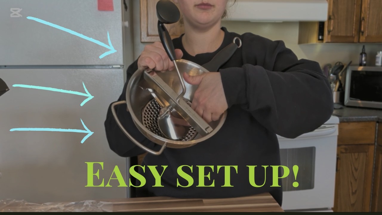 The Hungry Artisan Stainless Steel Food Mill Ad