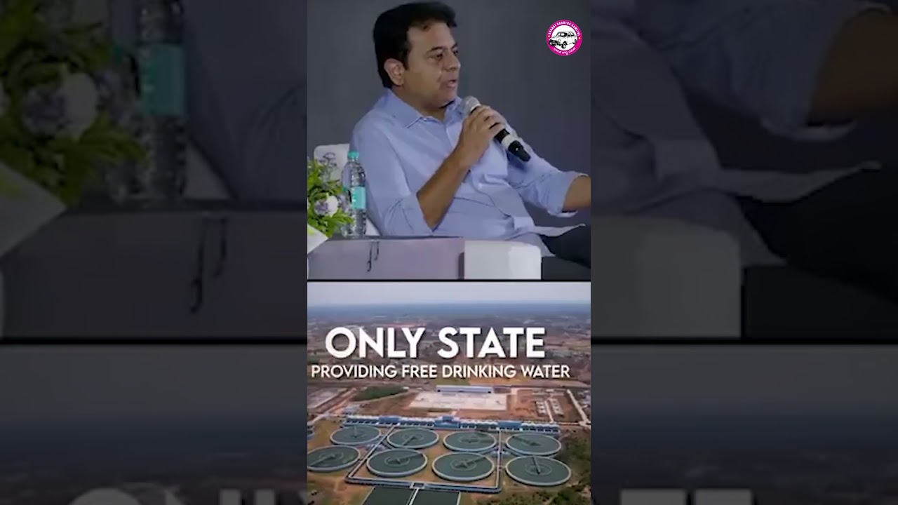 Kaleshwaram, the world's largest lift irrigation project :KTR | #Kaleshwaram #brs #TiEKerala #Shorts
