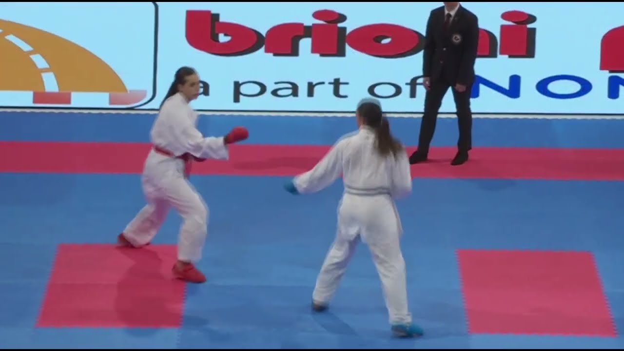 Tamara Živković vs  Kydoanaki Kyriaki  - Karate TOP Ten Zagreb 2022
