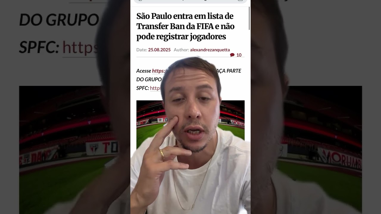 S&Atilde;O PAULO TOMA TRANSFERBAN!!! #saopaulo #spfc #viral