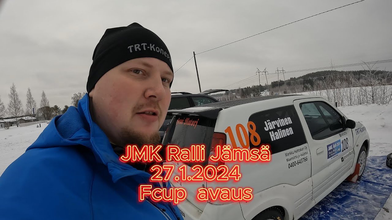 JMK Ralli Jämsä 27.1.2024. @JarvinenRacing Vlog