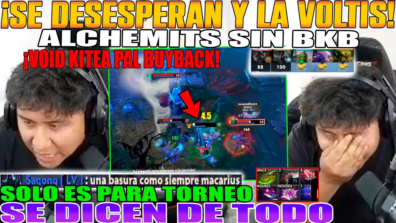 SE DESESPERAN Y LA VOLTIS! MACARIUS ESTABA SOBERBIO C ALCHE SIN BKB, SE DICEN DE TODO C TEAM DOTA 2