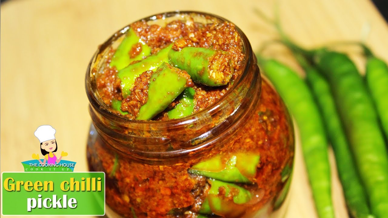 Instant Green chilli pickle | Green chilli pickle