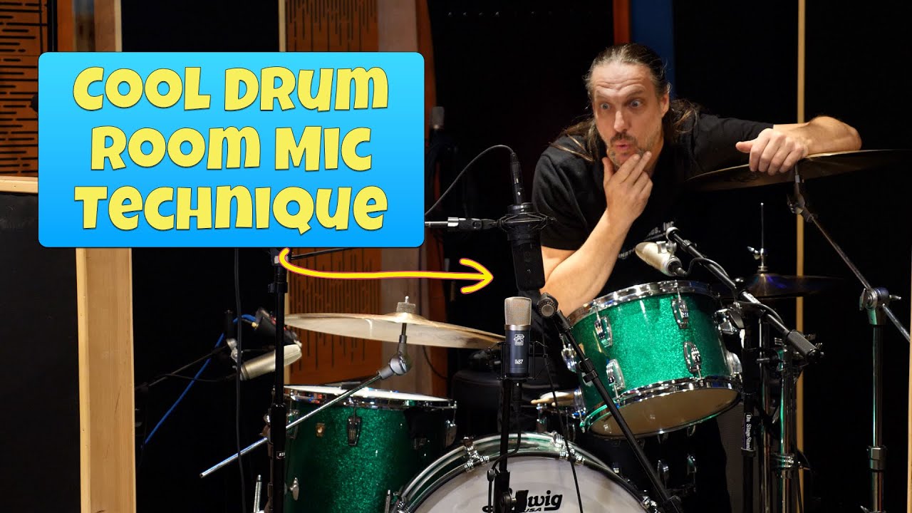 Cool Drum Room Mic Technique