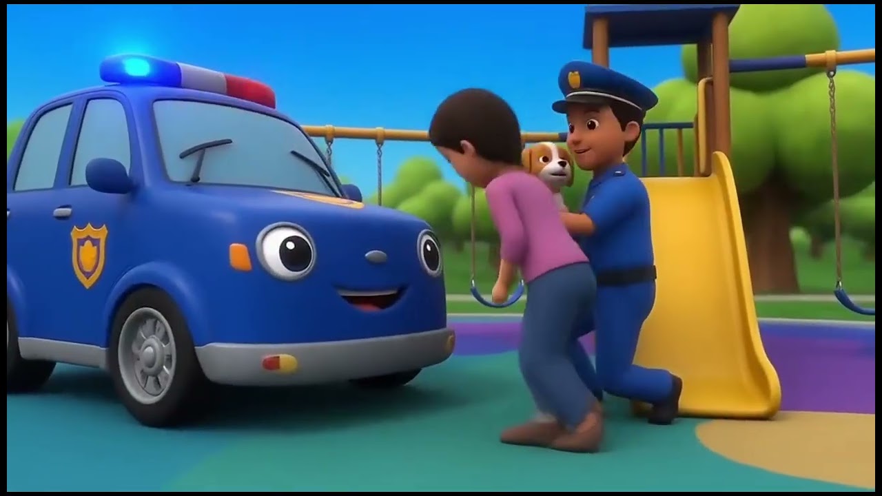 Rescue town cartoon for kids 
