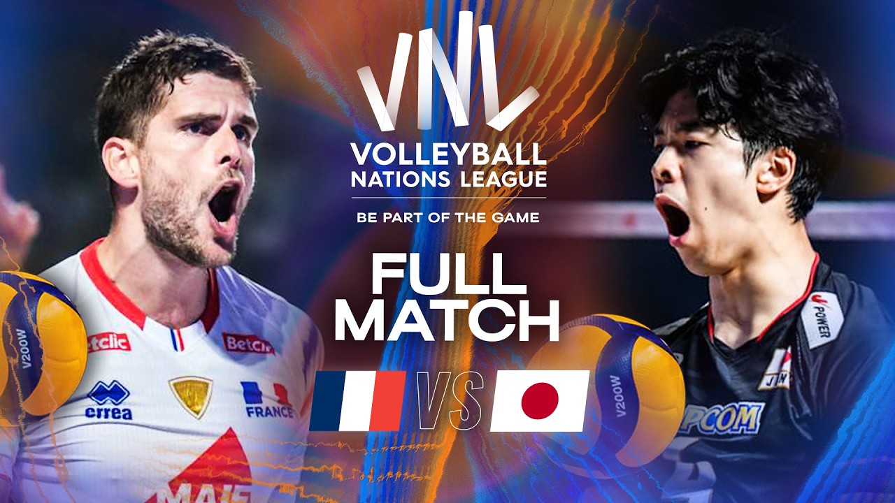 France 🇫🇷 vs. Japan 🇯🇵 | VNL 2025 - Full Match | Week 2