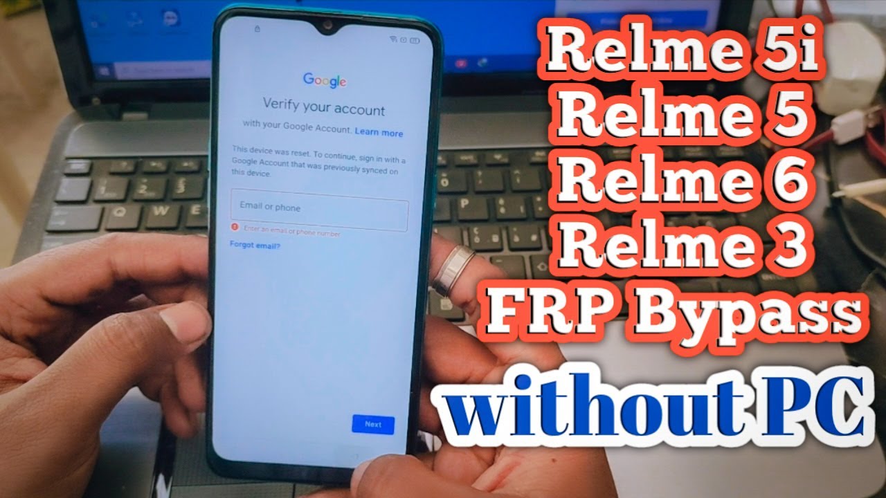 Realme 5i frp bypass without PC All realme bypass