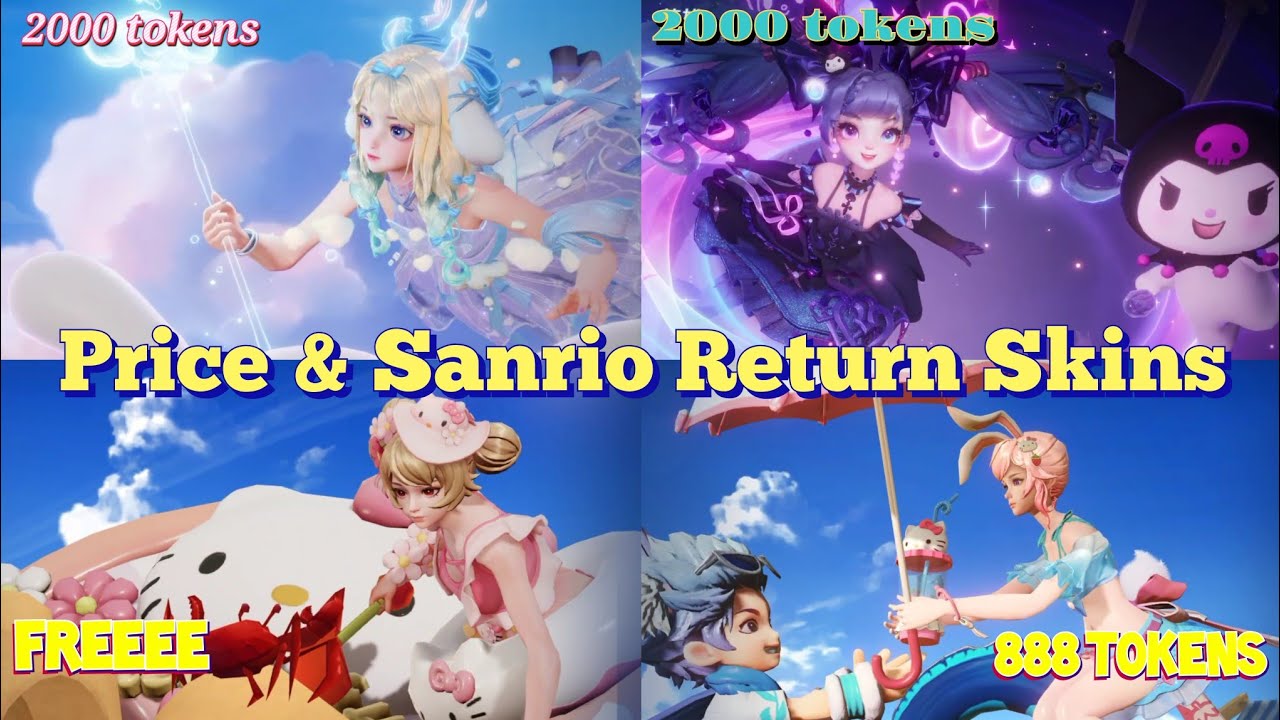 PRICE SANRIO COLLAB P2 & RETURN HELLO KITTY • HONOR OF KINGS
