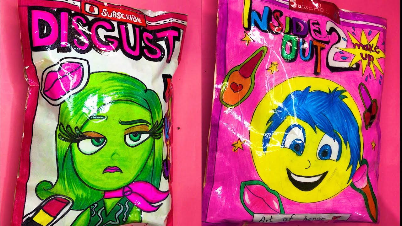 INSIDE OUT 2 Blind Bag DIY: JOY,  DISGUST - Skincare & Style!