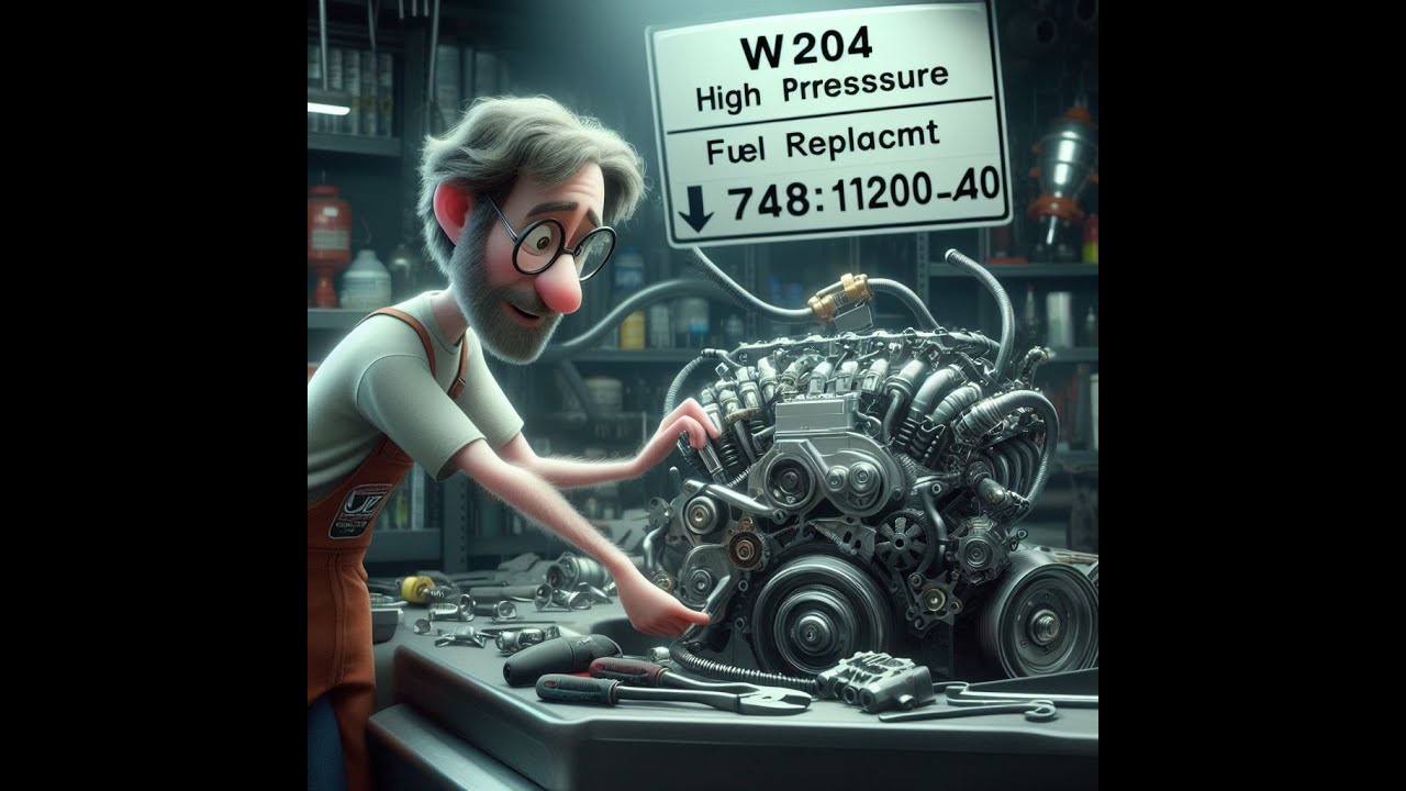 How to replace a W204 high pressure fuel pump