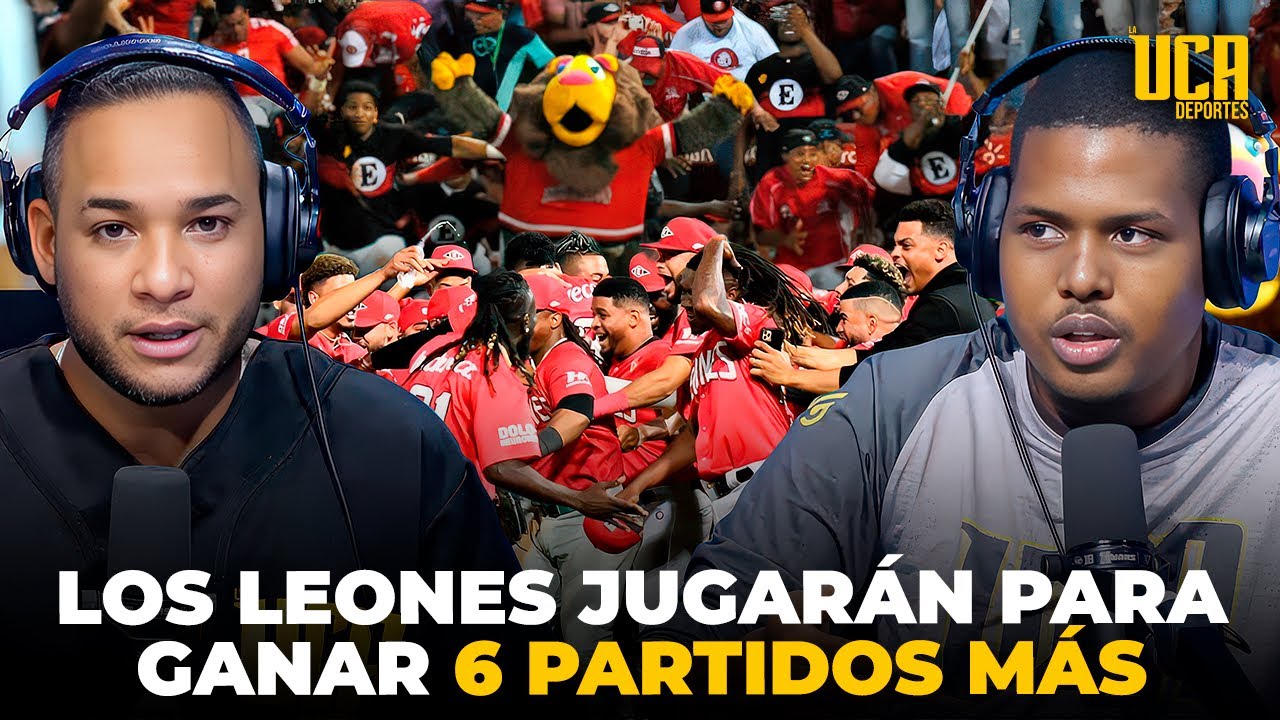 LIDOM: LOS LEONES DEL ESCOGIDO JUGAR&Aacute;N PARA GANAR 6 PARTIDOS M&Aacute;S, AN&Aacute;LISIS COMPLETO 