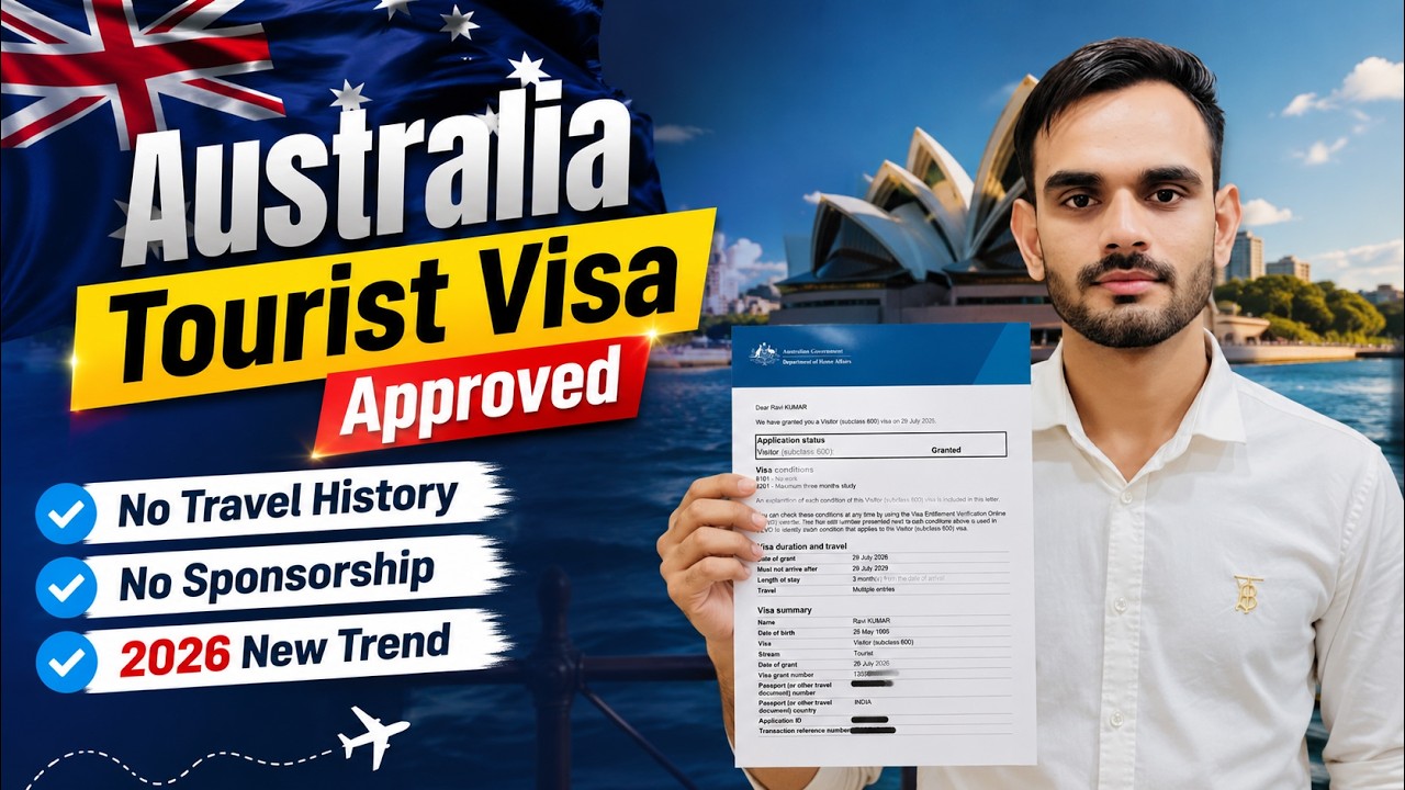 Australia Tourist Visa Approval Without Travel History & Sponsorship: Real Case Study