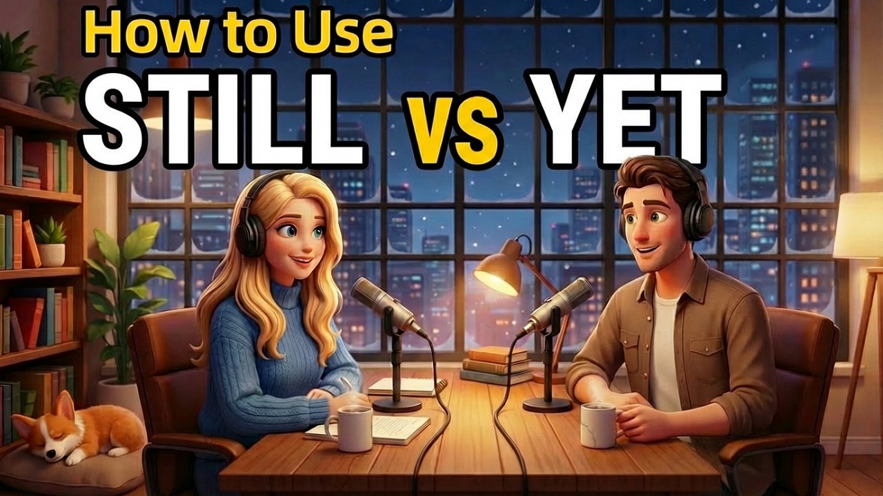 How to Use Still Vs Yet in Everyday English | Easy English Grammar Lesson