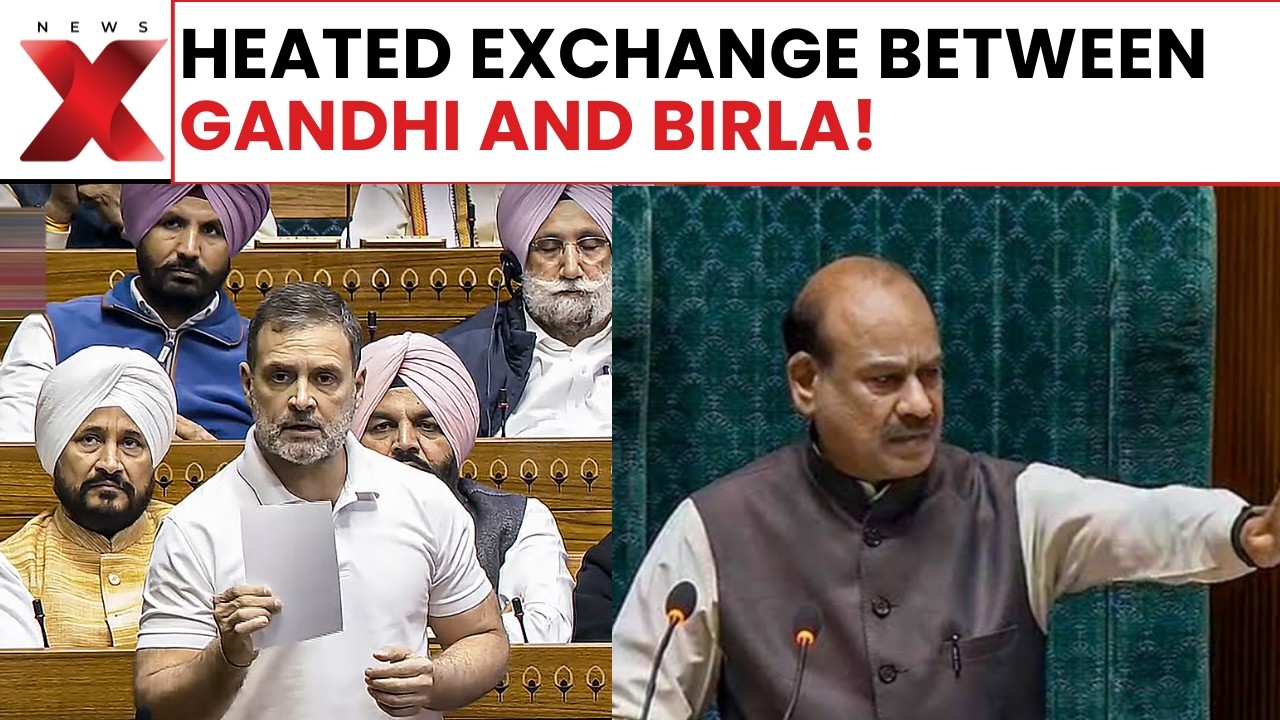 Rahul Gandhi, Om Birla Clash During Stormy Lok Sabha Session | NewsX