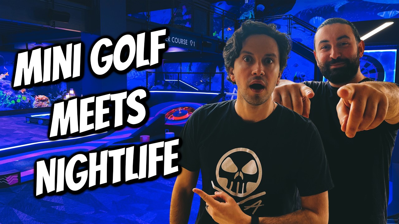 This Is The BEST Thing to Do in Atlantic City! ⛳🍹 | Ocean&rsquo;s 18 Mini Golf & Bar (Atlantic City, NJ)