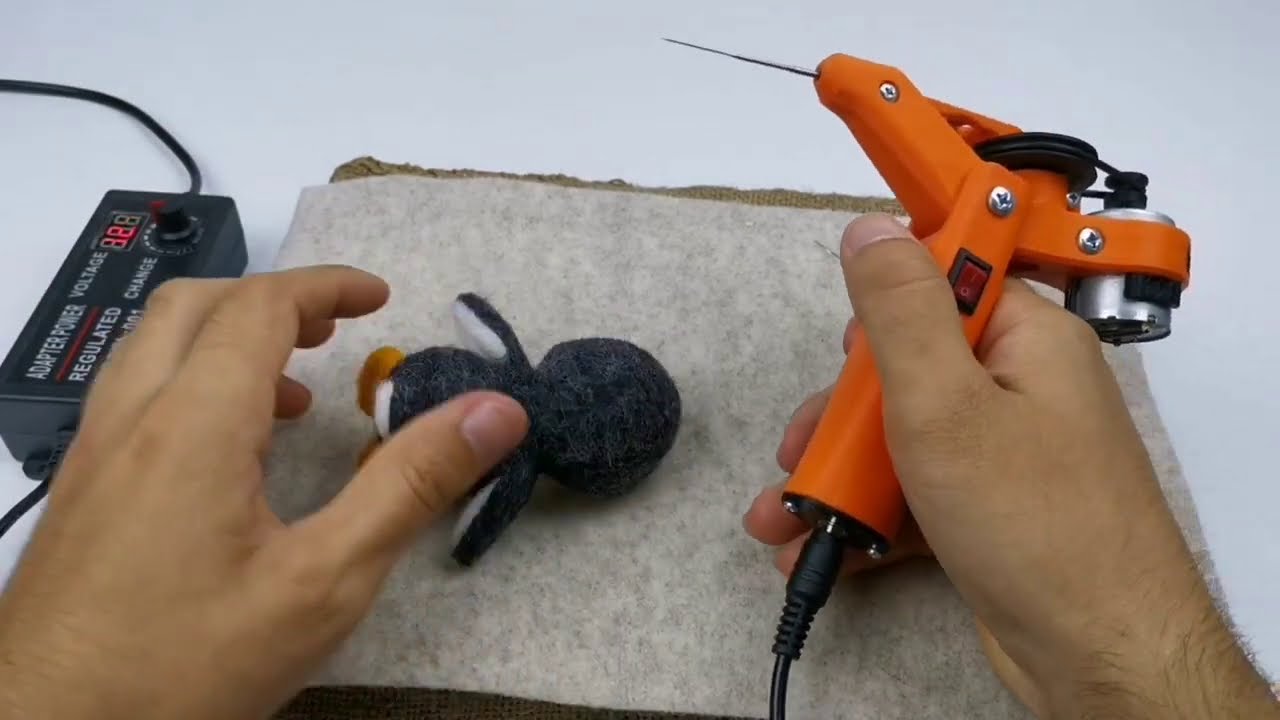 Машинка для валяния, фильцевальная машинка. Feltingmachine. Orange Fly