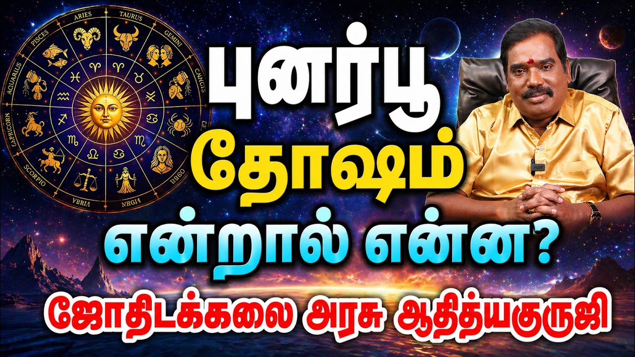 0107 - புனர்பூ தோஷம் என்றால் என்ன? குருஜியின் விளக்கம்..#adityaguruji #jothidam