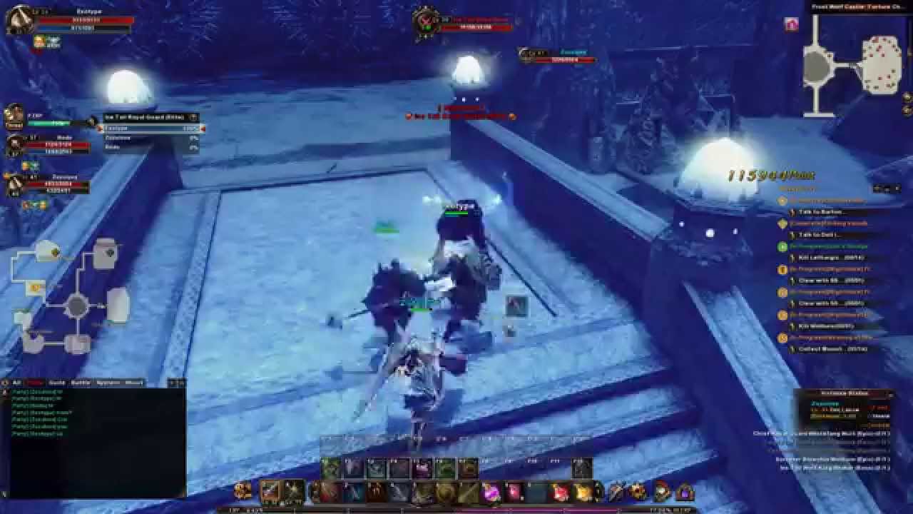 Archlord 2 - Frost Wolf Castle Dungeon (Nightmare) 30 lvl