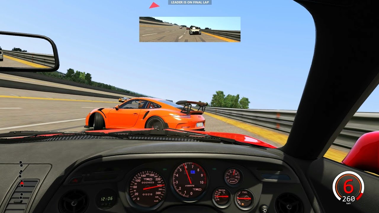 TOYOTA SUPRA CRASH AT NARDO RING-ASSETTO CORSA