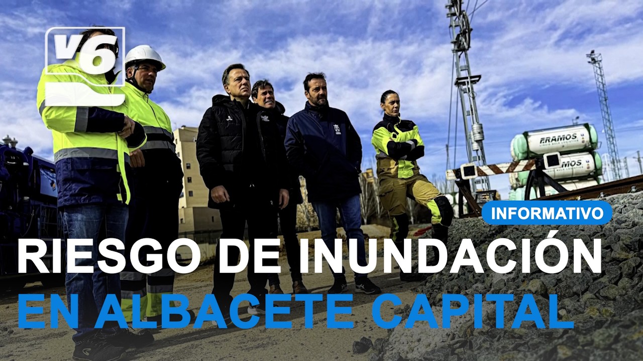 Riesgo de inundaciones en Albacete capital por el caudal de María Cristina