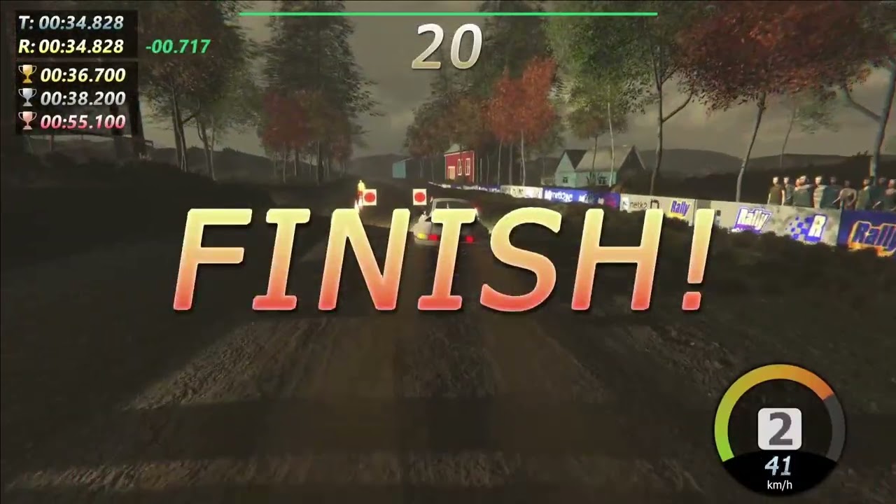 PS5 - Rally Arcade Classics [Licence A2-08 - Time: 0:34.828]