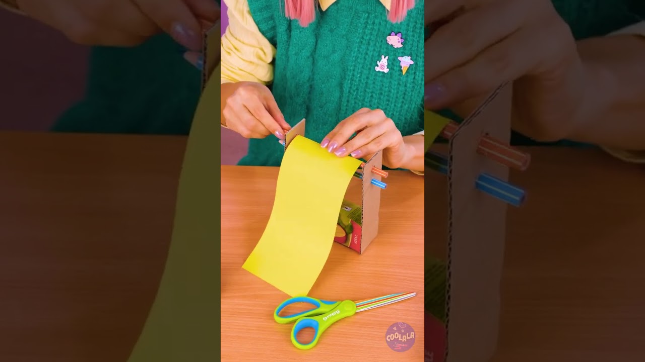 DIY Cardboard Printer😍 #cardboard #DIY #gadgets