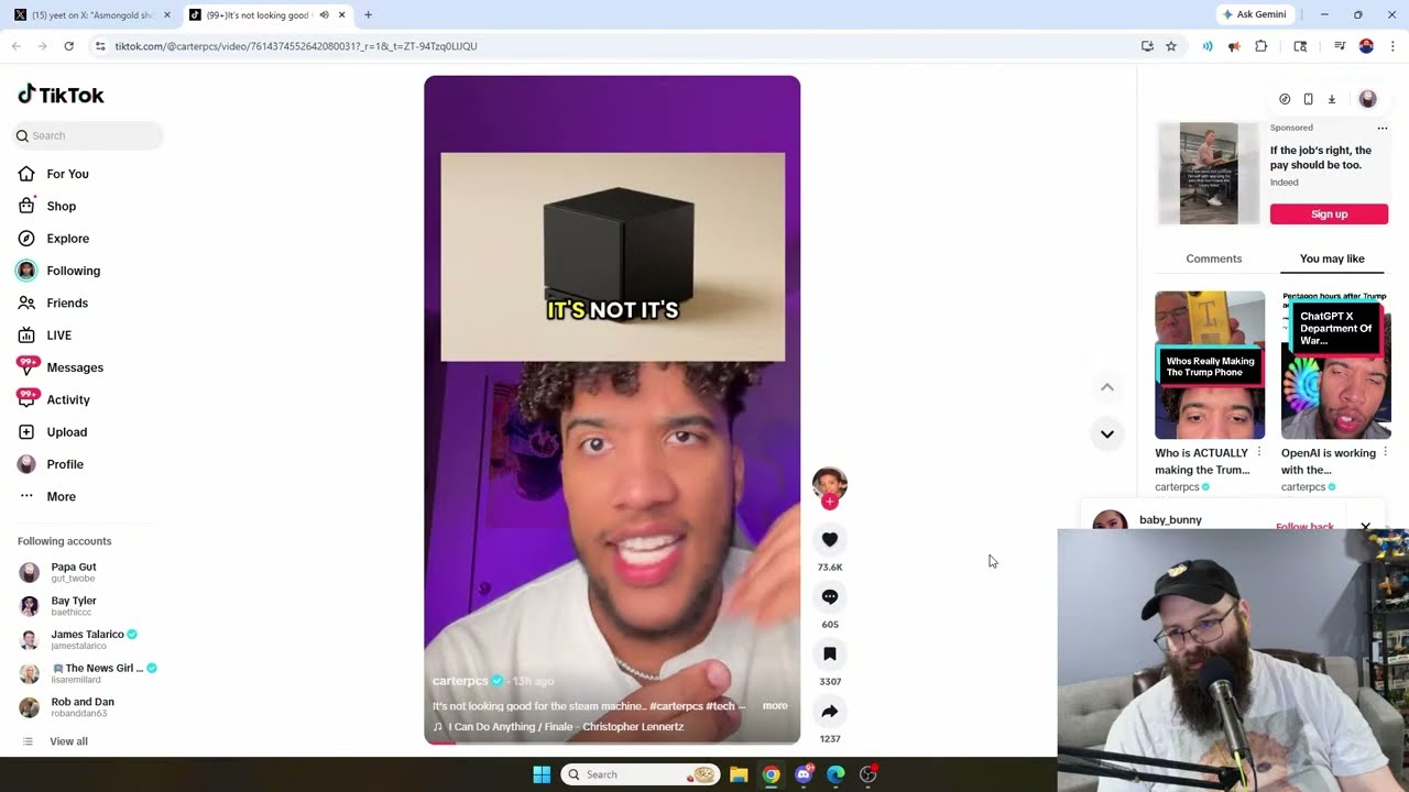 BBNO$ Scam Allegations | MAGA Detractors | Last Stream Before Vacation