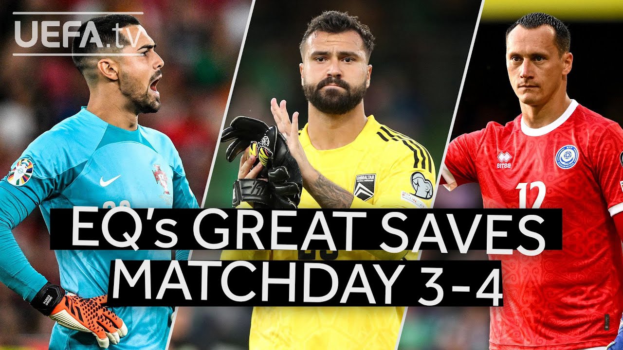 COSTA, COLEING, SHATSKIY | EURO Qualifiers GREAT SAVES, Matchday 3-4