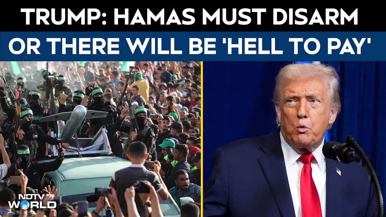 Trump Says Hamas Must Disarm Or There Will Be &lsquo;Hell to Pay,&rsquo; But Adds &lsquo;We Don&rsquo;t Want That&rsquo;